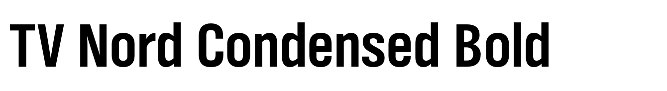 TV Nord Condensed Bold